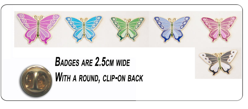 Butterfly badges UNTIL SOLD OUT