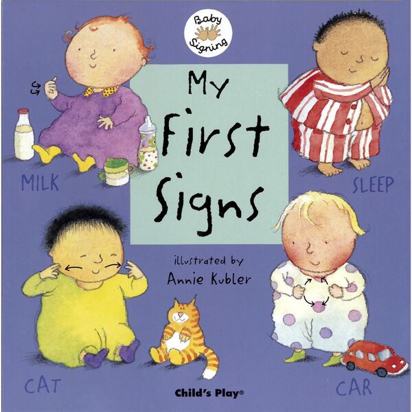 Child's Play - My First Signs - with auslan insert stickers for signs that differ from BSL