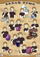 Break Time Poster - A3 Cello Coated